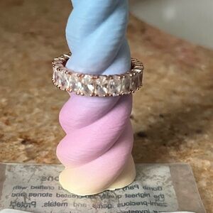 Bomb Party RBP4610 The Courtney Ring Diamond CZ on Rose Gold